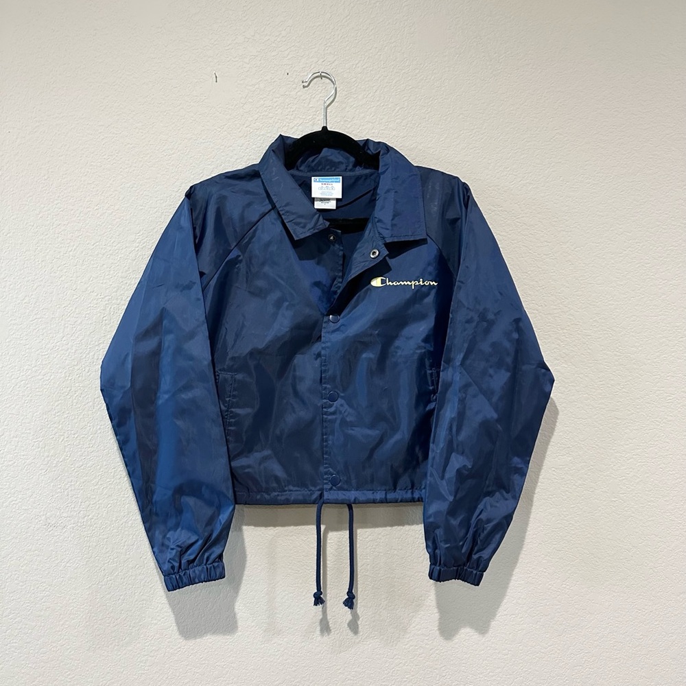 Champion women’s cropped coaches jacket - color pop - size small